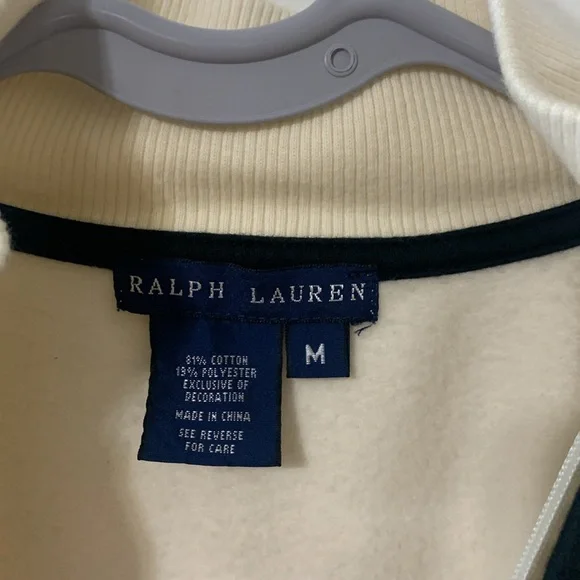Ralph Lauren Cream Jacket Size M Used - Picture 4 of 5